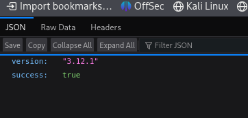 Version Rocket.Chat via /api/info
