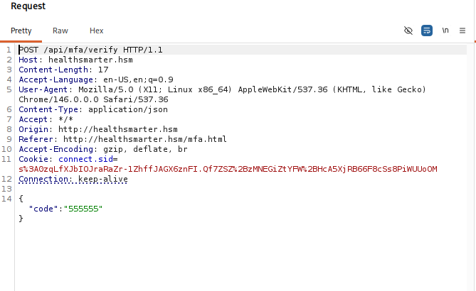 Test rate limiting MFA
