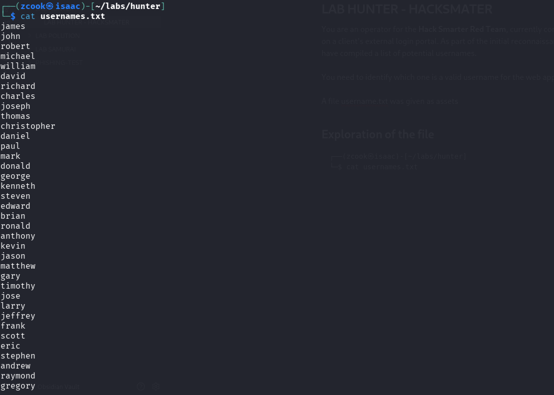 Aperçu usernames.txt