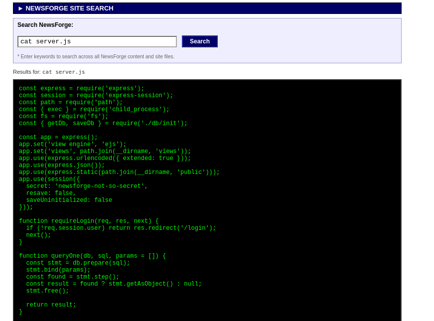 Contenu de server.js