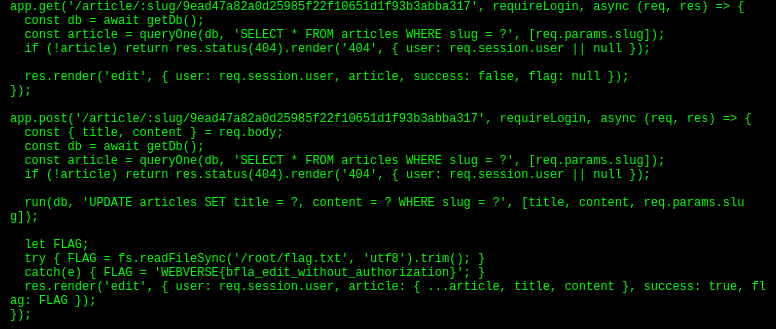 Contenu de server.js(suite)